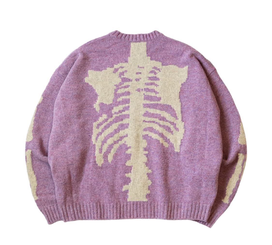 [3] 캐피탈 5G 울 본 크루넥 스웨터 라이트 퍼플 상품이미지1