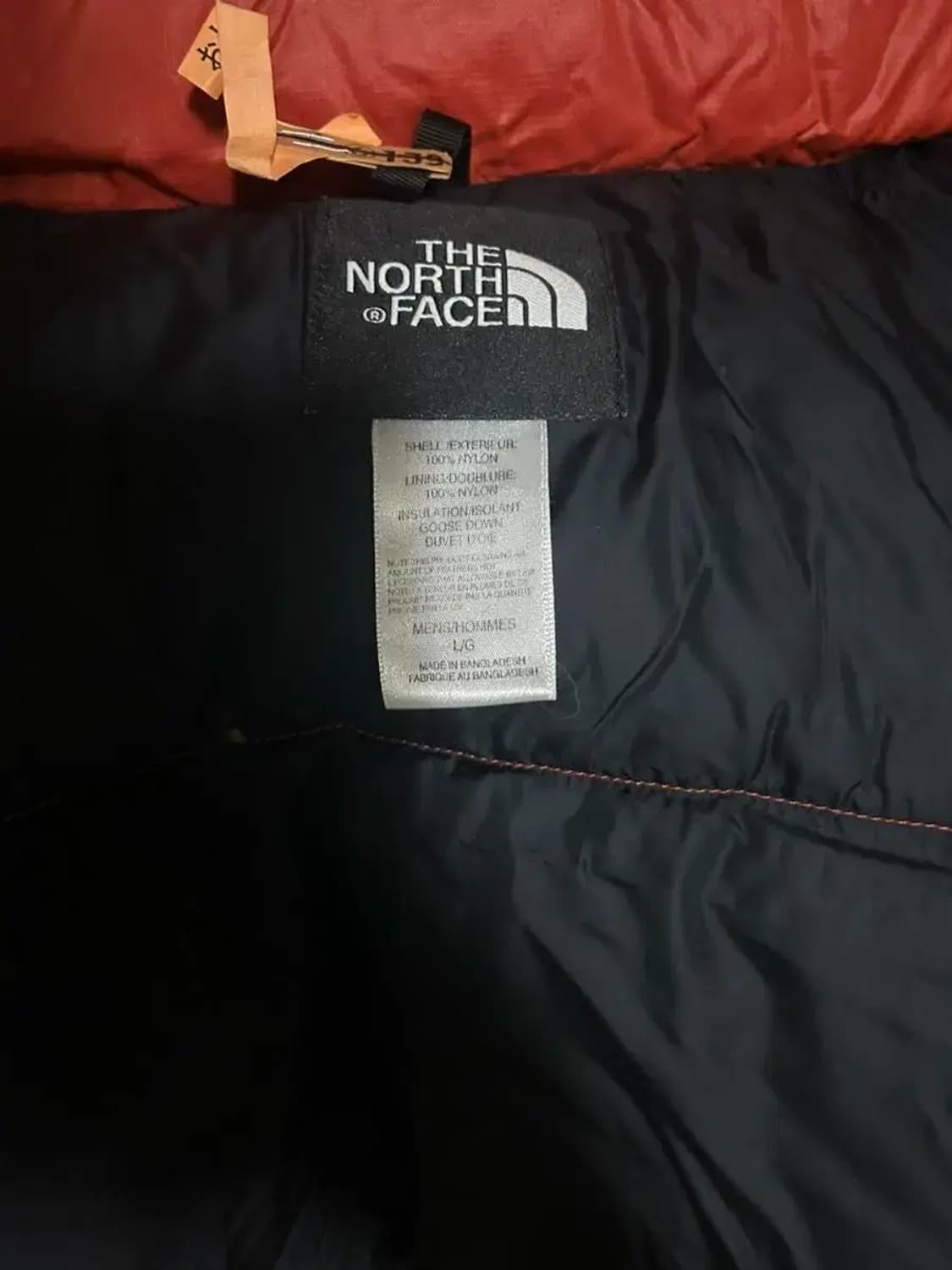 노스페이스 700눕시 오렌지 센터로고 L 상품이미지2