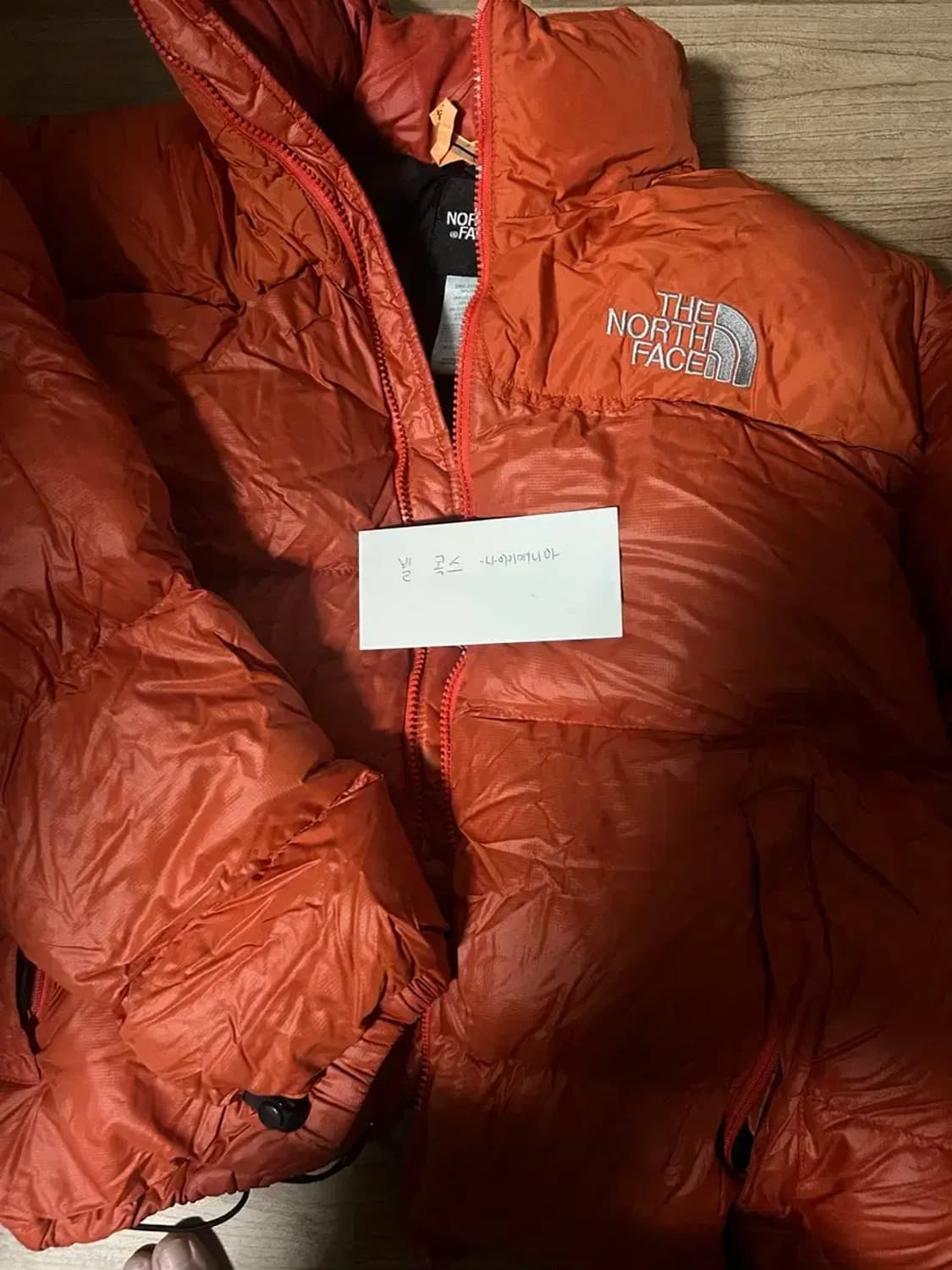 노스페이스 700눕시 오렌지 센터로고 L 상품이미지7