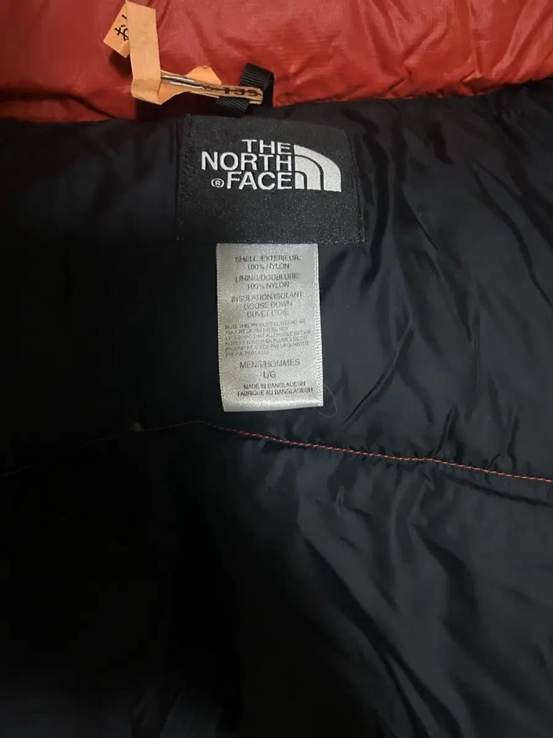 노스페이스 700눕시 오렌지 센터로고 L 상품이미지8