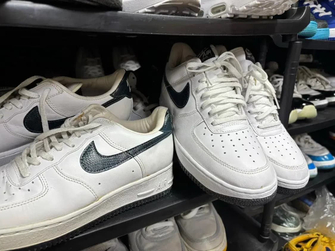 나이키 에어포스1 로우 남뱀피 상품이미지4