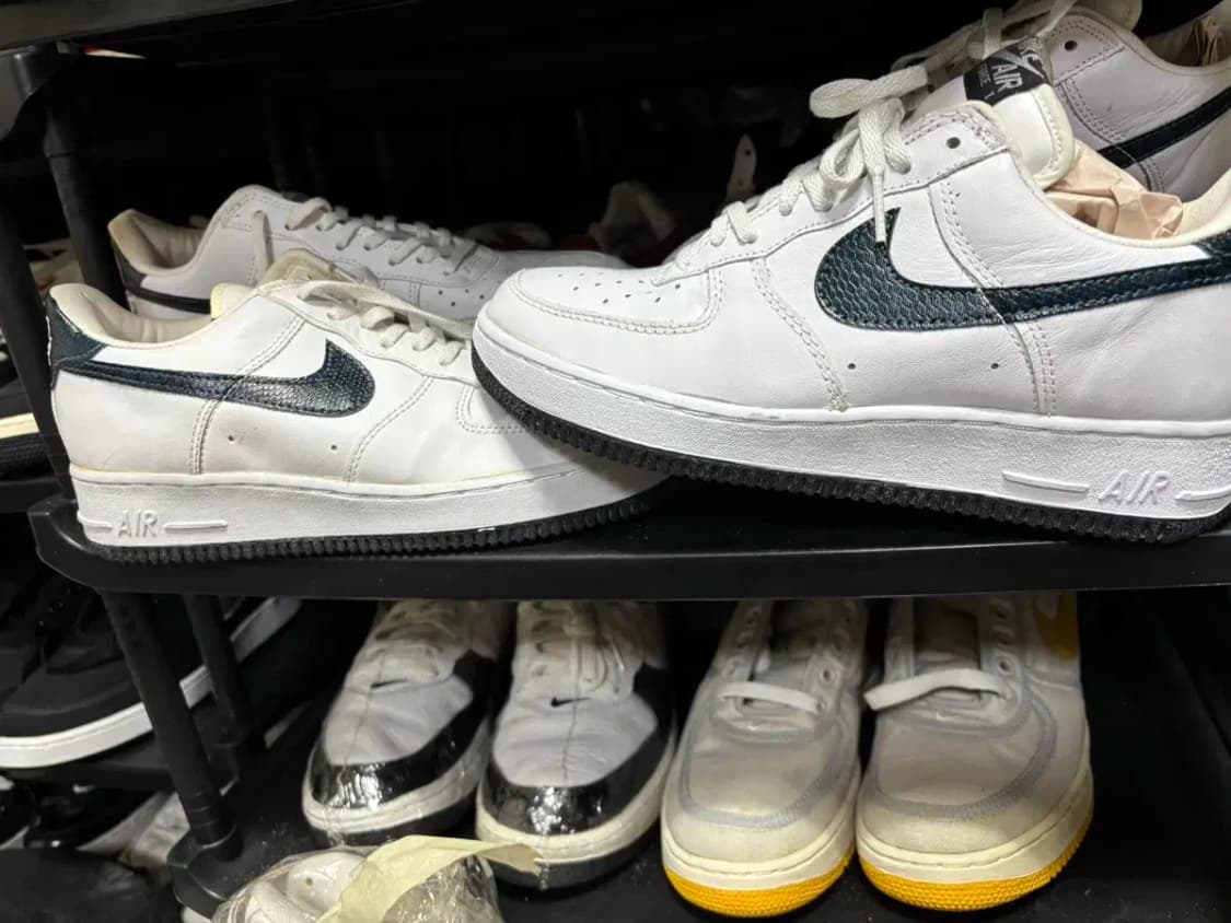 나이키 에어포스1 로우 남뱀피 상품이미지7