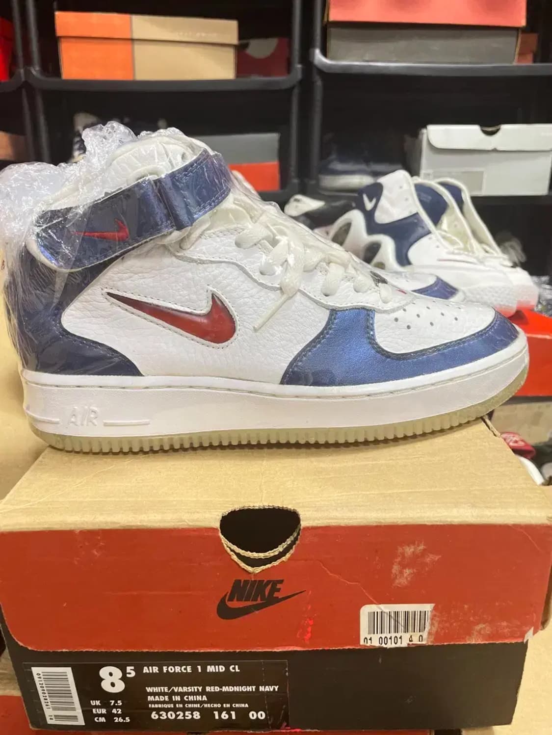 (NIKE) 나이키 에어 포스 1 미드 CL 인디1 신품 상품이미지3