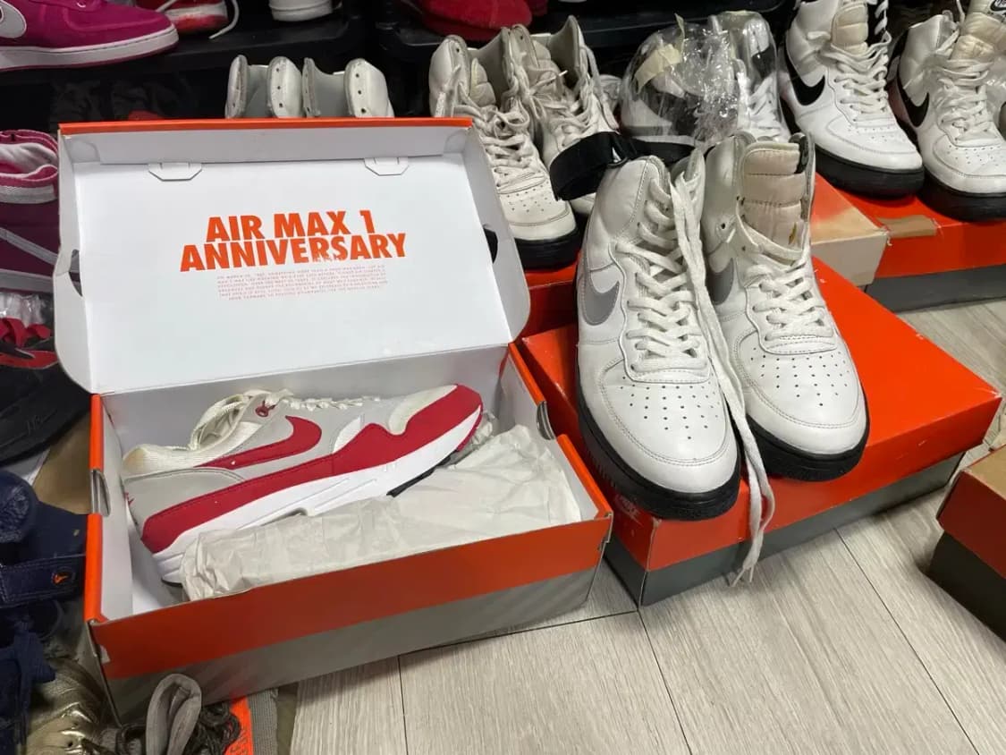 1991 나이키 에어포스 1 sc 하이 검은 완창  원판팝니다 상품이미지8