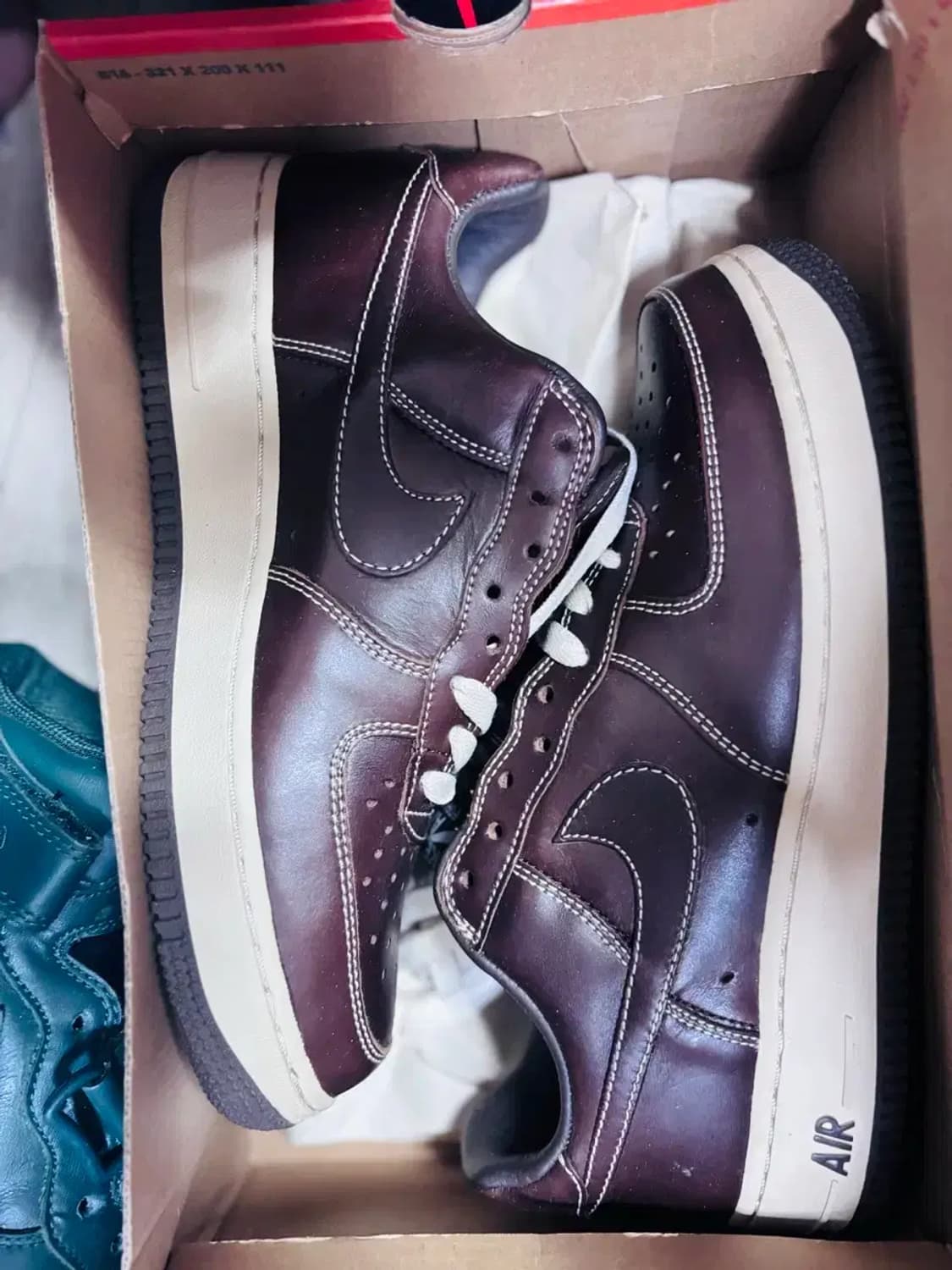 나이키 에어 포스 1 sc 로우 HTM 브라운 상품이미지3