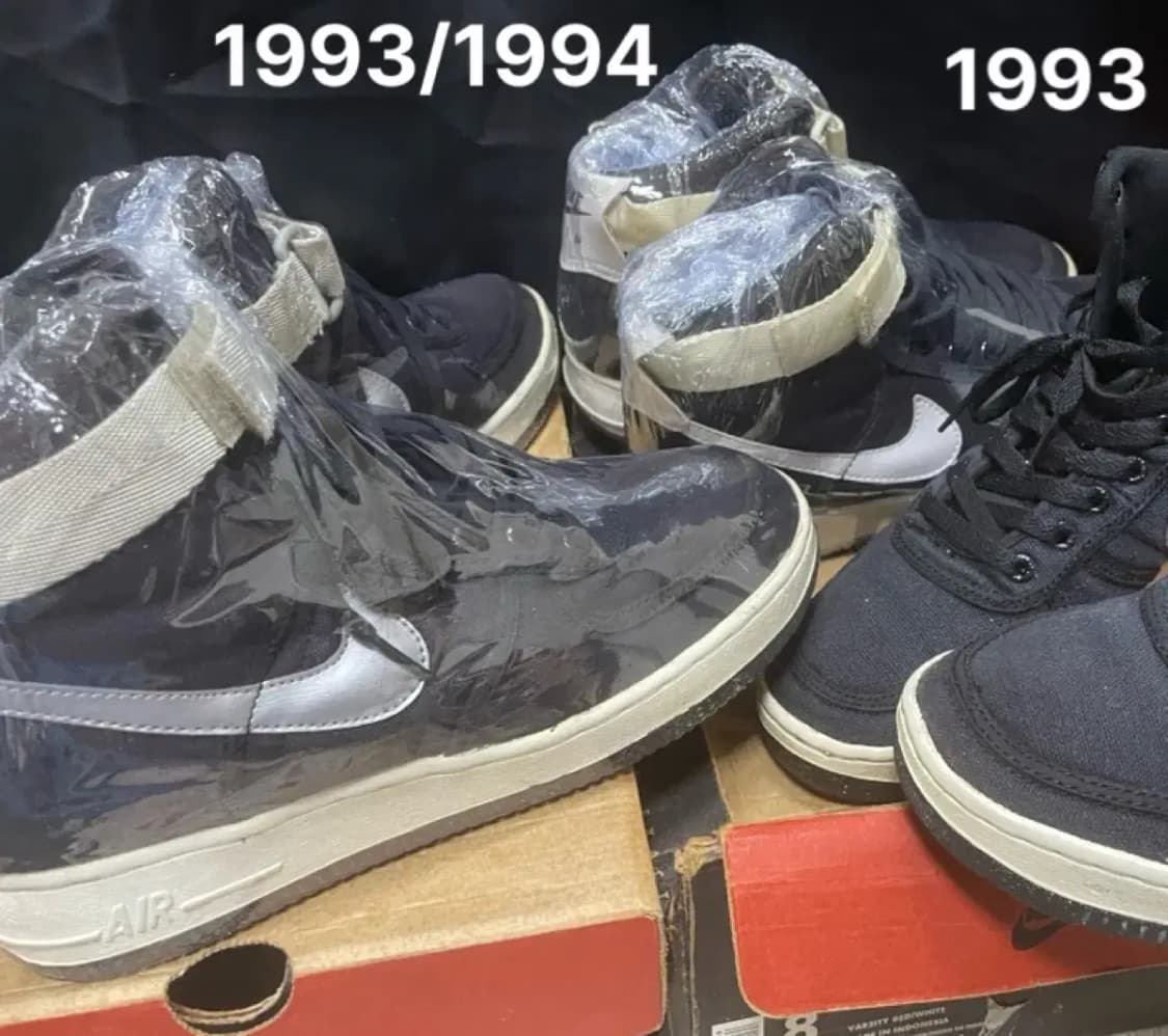 나이키 에어 포스1  cvs  93,94 검은 검흰 상품이미지9