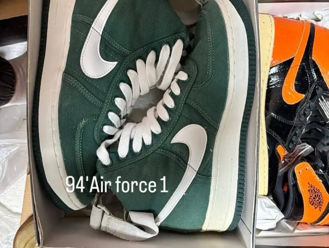 [260] Nike Air Force 1 CVS Hi evergreen 상품이미지5