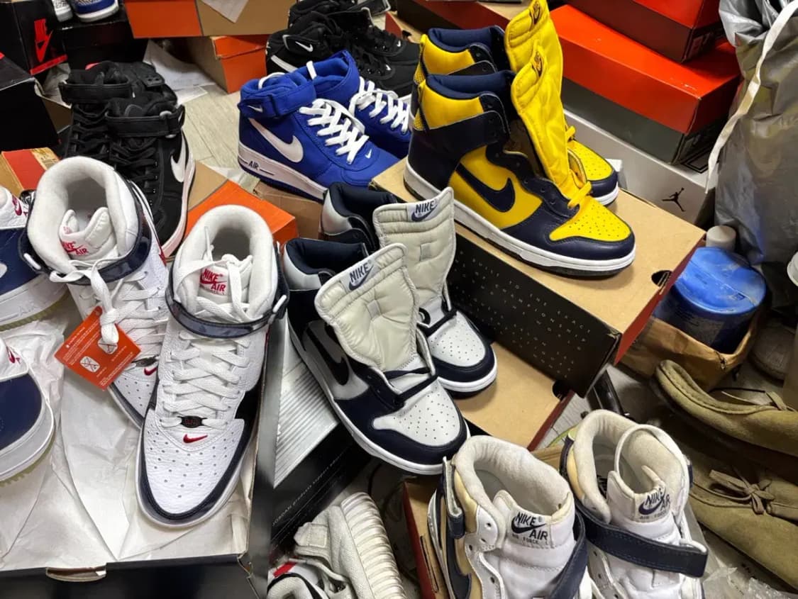 나이키 덩크 하이 98년 첫레트로 미시간 조지타운 소장용 컬러 상품이미지2