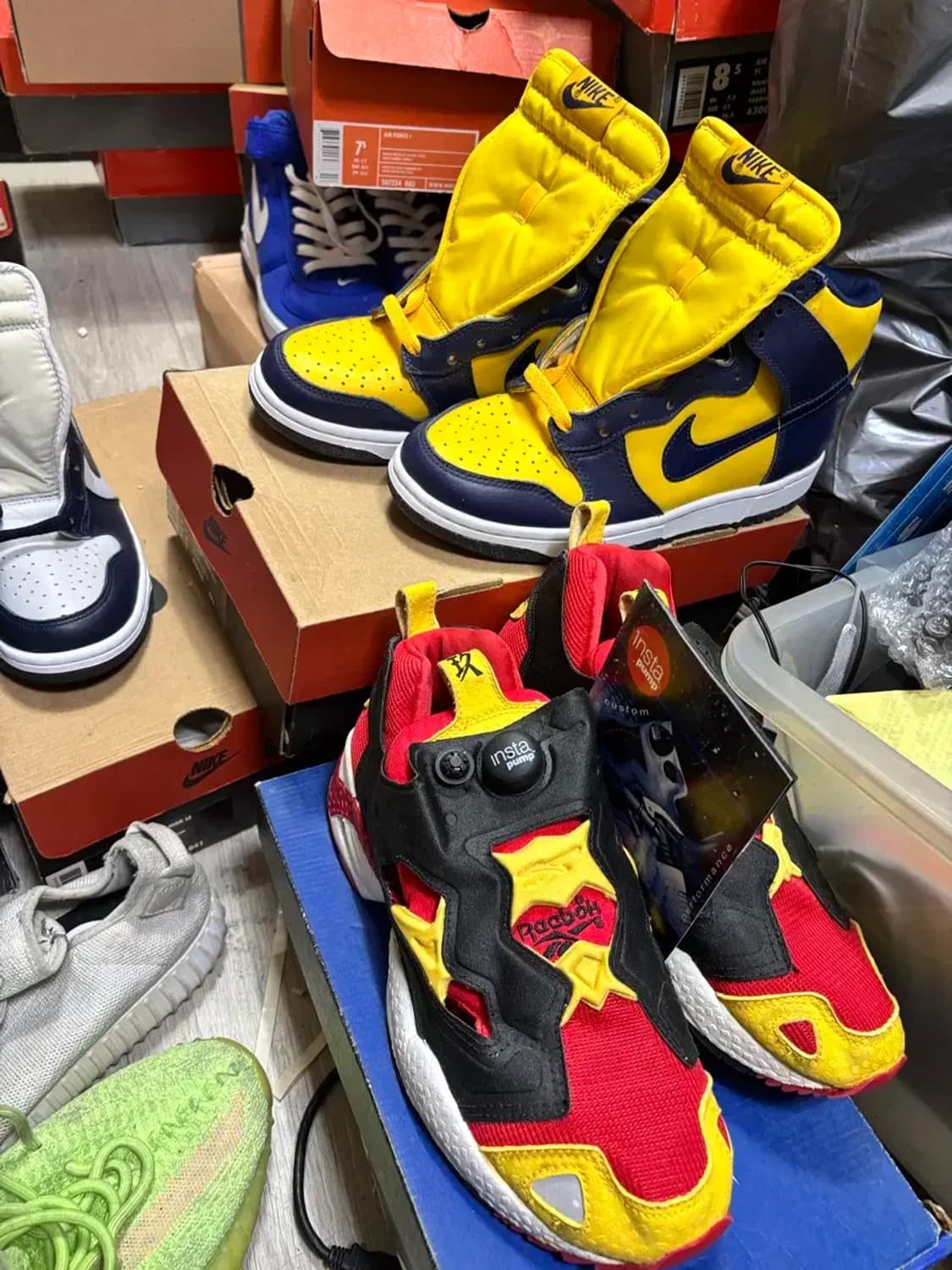 나이키 덩크 하이 98년 첫레트로 미시간 조지타운 소장용 컬러 상품이미지3