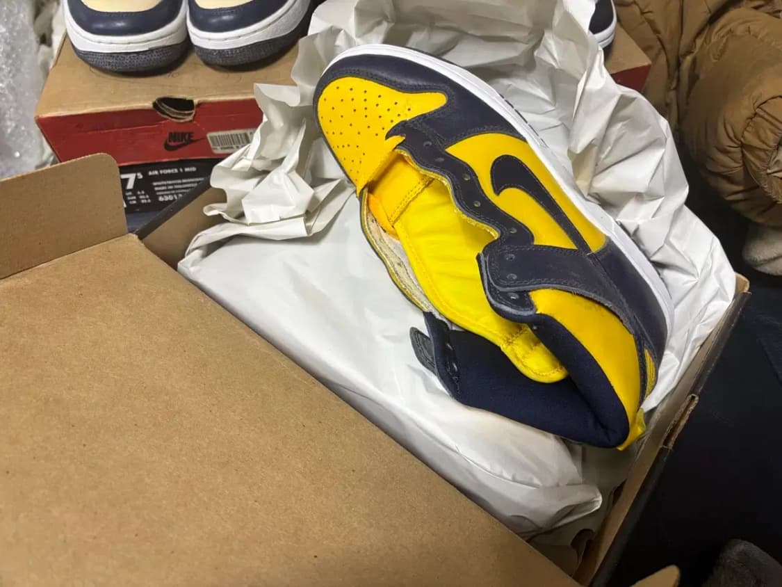 나이키 덩크 하이 98년 첫레트로 미시간 조지타운 소장용 컬러 상품이미지6