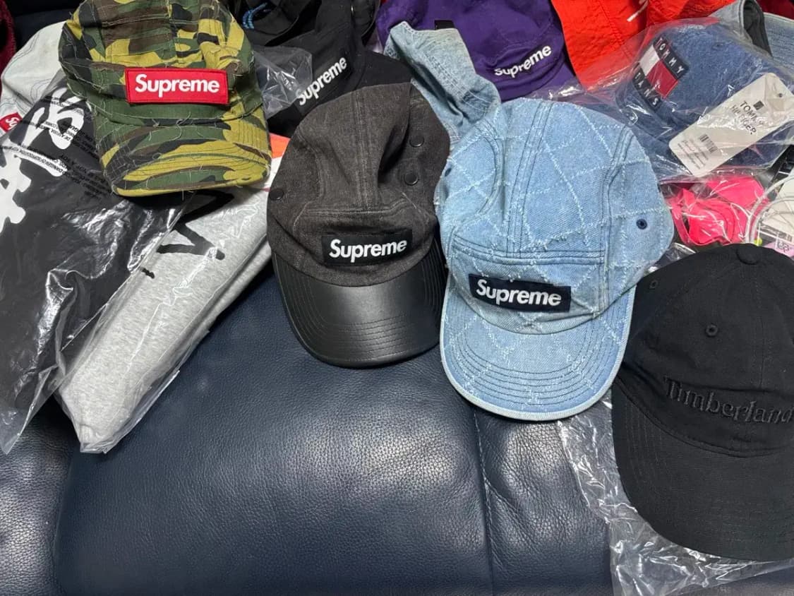 슈프림 박스로고 캠프캡 투톤 팝니다 상품이미지1