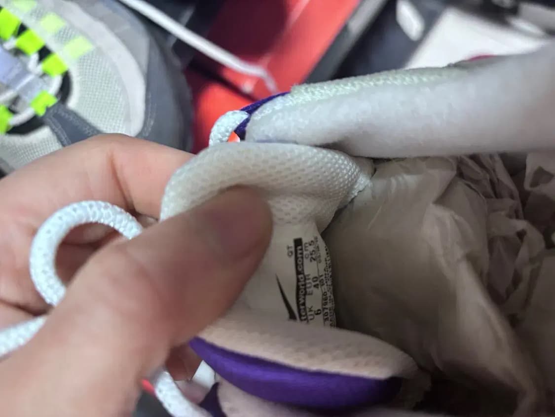 나이키 에어맥스 95 보라매쉬레트로 신품 박스 260 상품이미지4