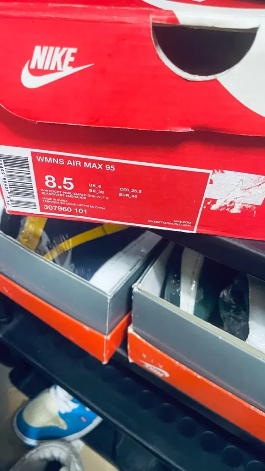 나이키 에어맥스 95 보라매쉬레트로 신품 박스 260 상품이미지5