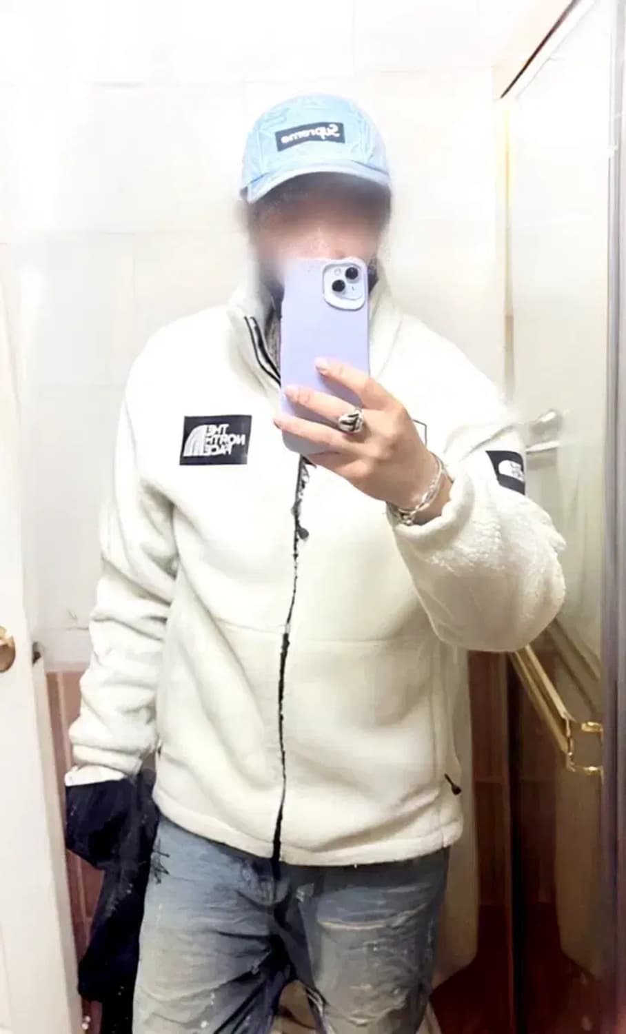 노스페이스 후리스 50주년 한정판 매장판 라지 상품이미지2