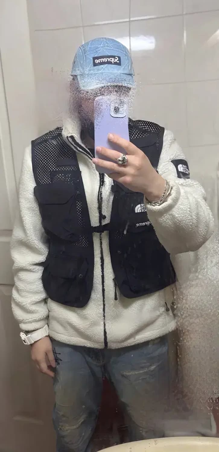 노스페이스 후리스 50주년 한정판 매장판 라지 상품이미지5