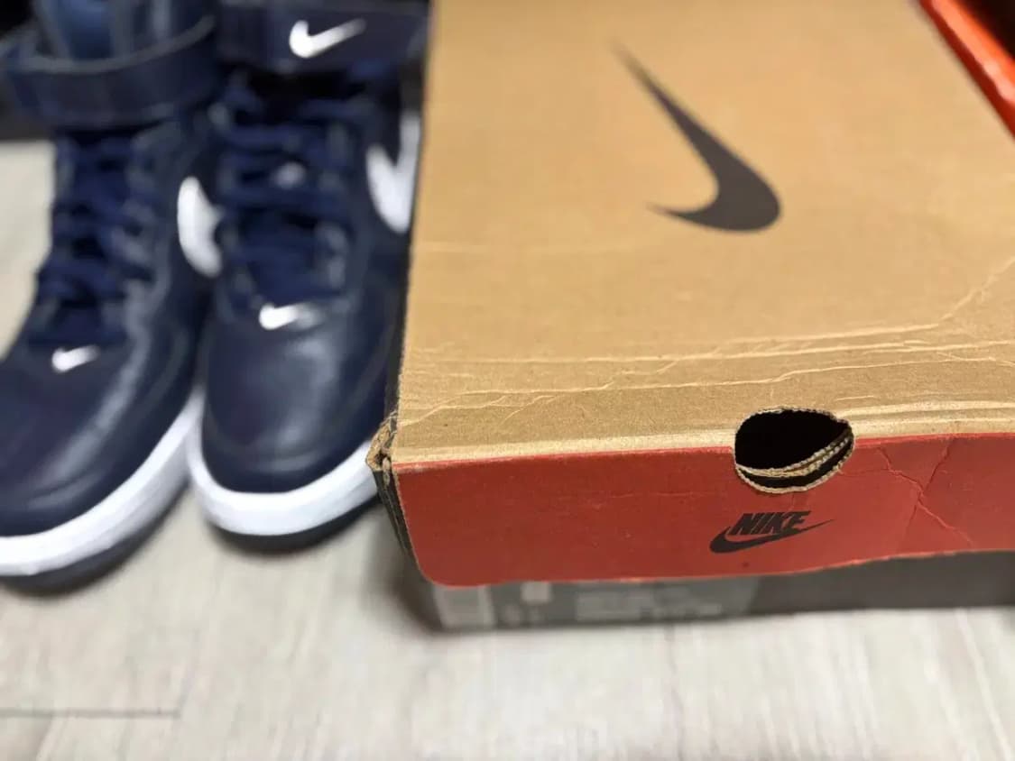 에어포스1 하이 sc 하이 네이비/화이트 상품이미지2