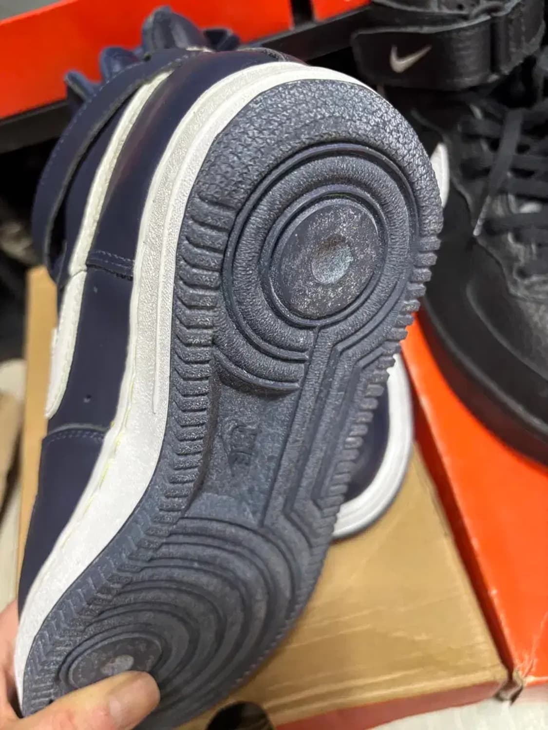 에어포스1 하이 sc 하이 네이비/화이트 상품이미지5