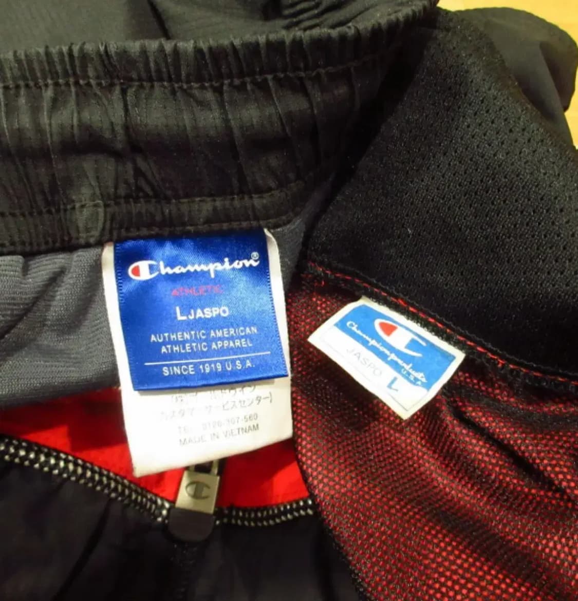 90s vintage 챔피언 바람막이 트레이닝 세트 상품이미지3