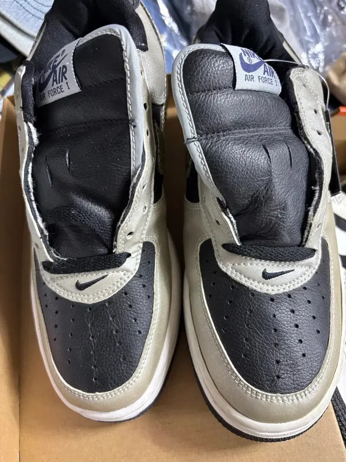 나이키 에어 포스 1 흑뱀 원판 og 신품 상품이미지3