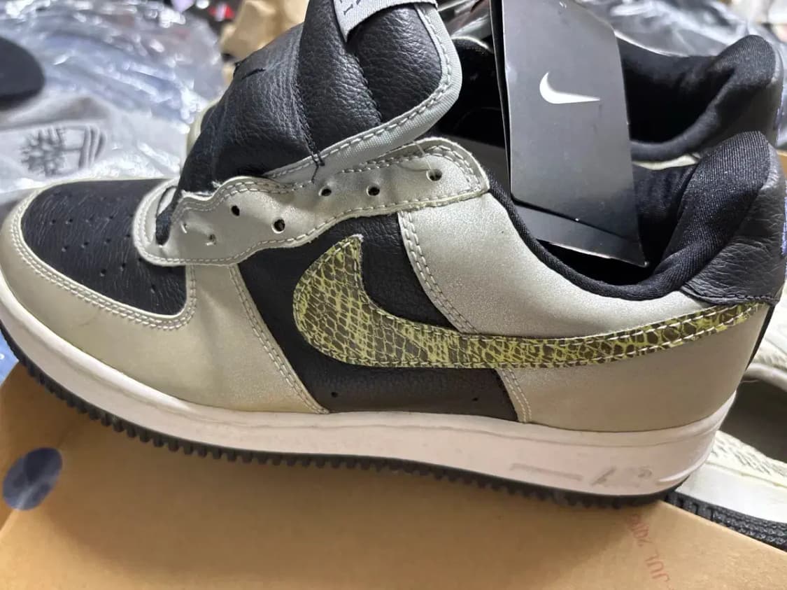 나이키 에어 포스 1 흑뱀 원판 og 신품 상품이미지6