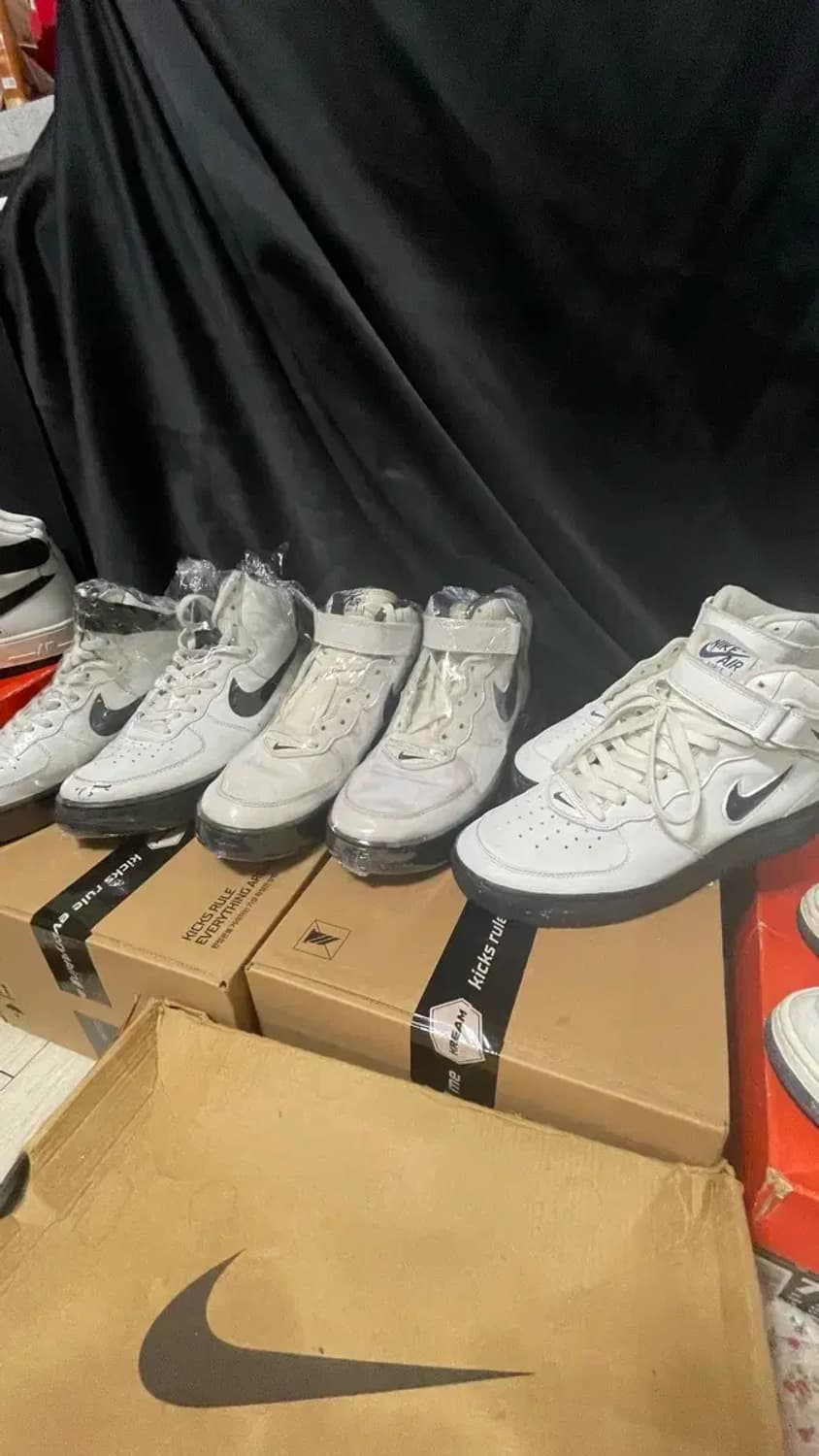 91년 나이키 에어 포스1  하이 레어 타이완 완창 하이 255 상품이미지1