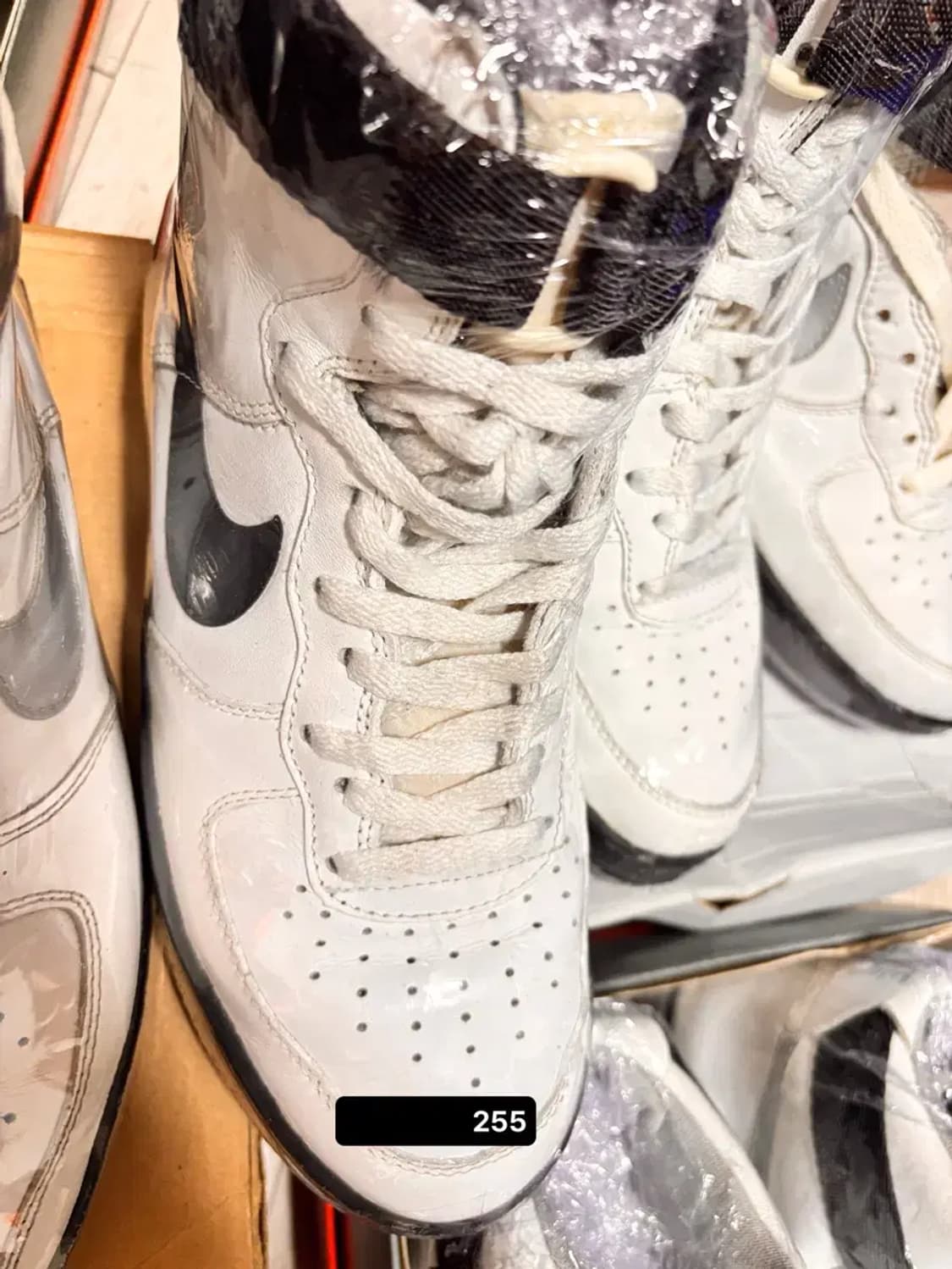 91년 나이키 에어 포스1  하이 레어 타이완 완창 하이 255 상품이미지4