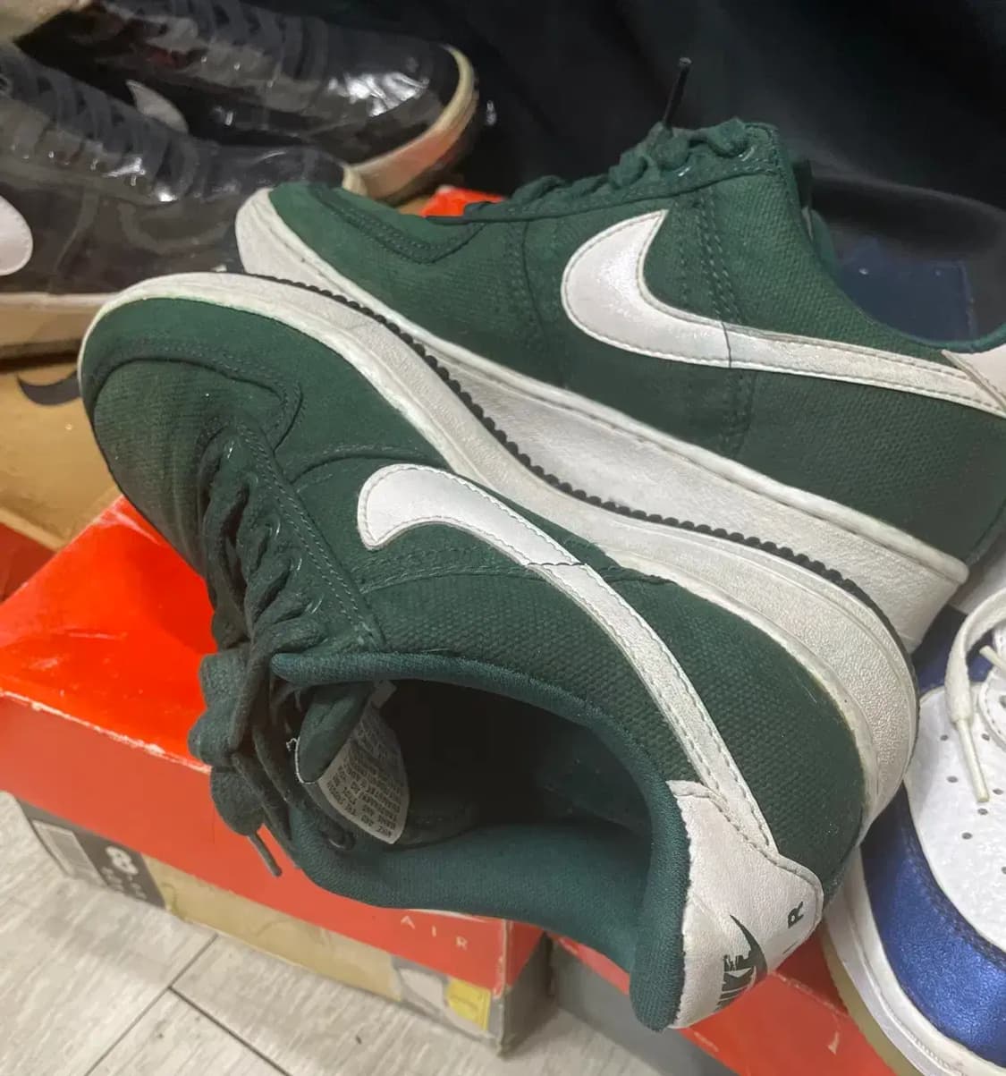 나이키 에어 포스1 94 cvs 로우 녹/흰 255 상품이미지4