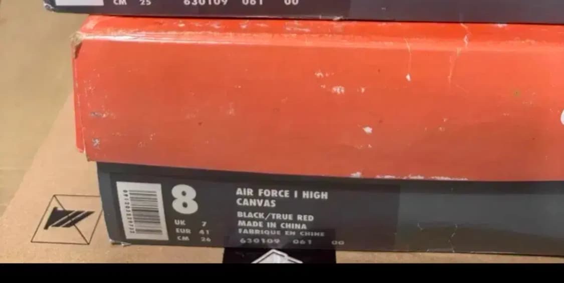 나이키 에어포스1 hi cvs 신품 상품이미지4