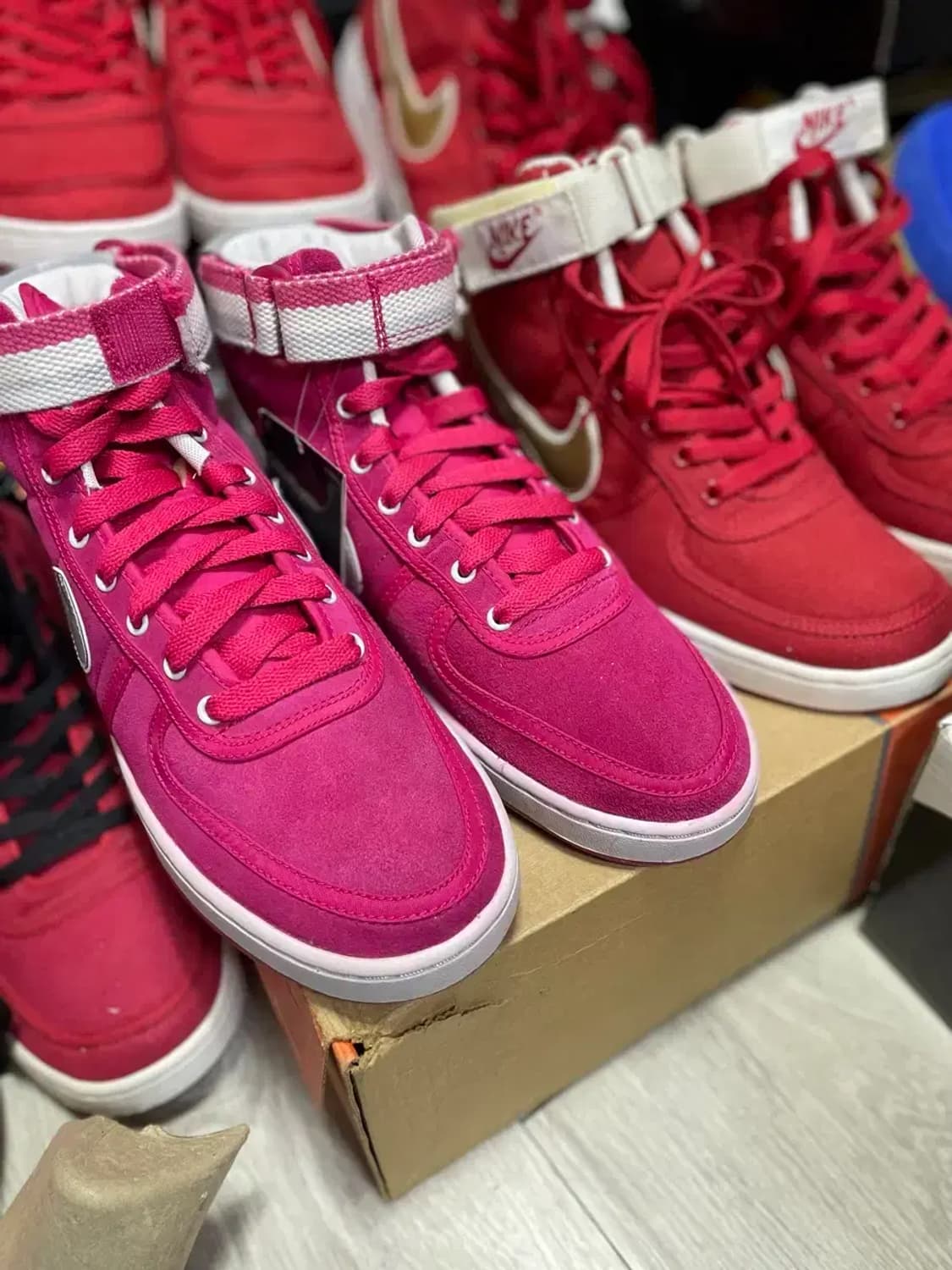 나이키 빈달 하이 슈프림 핑크 상품이미지1