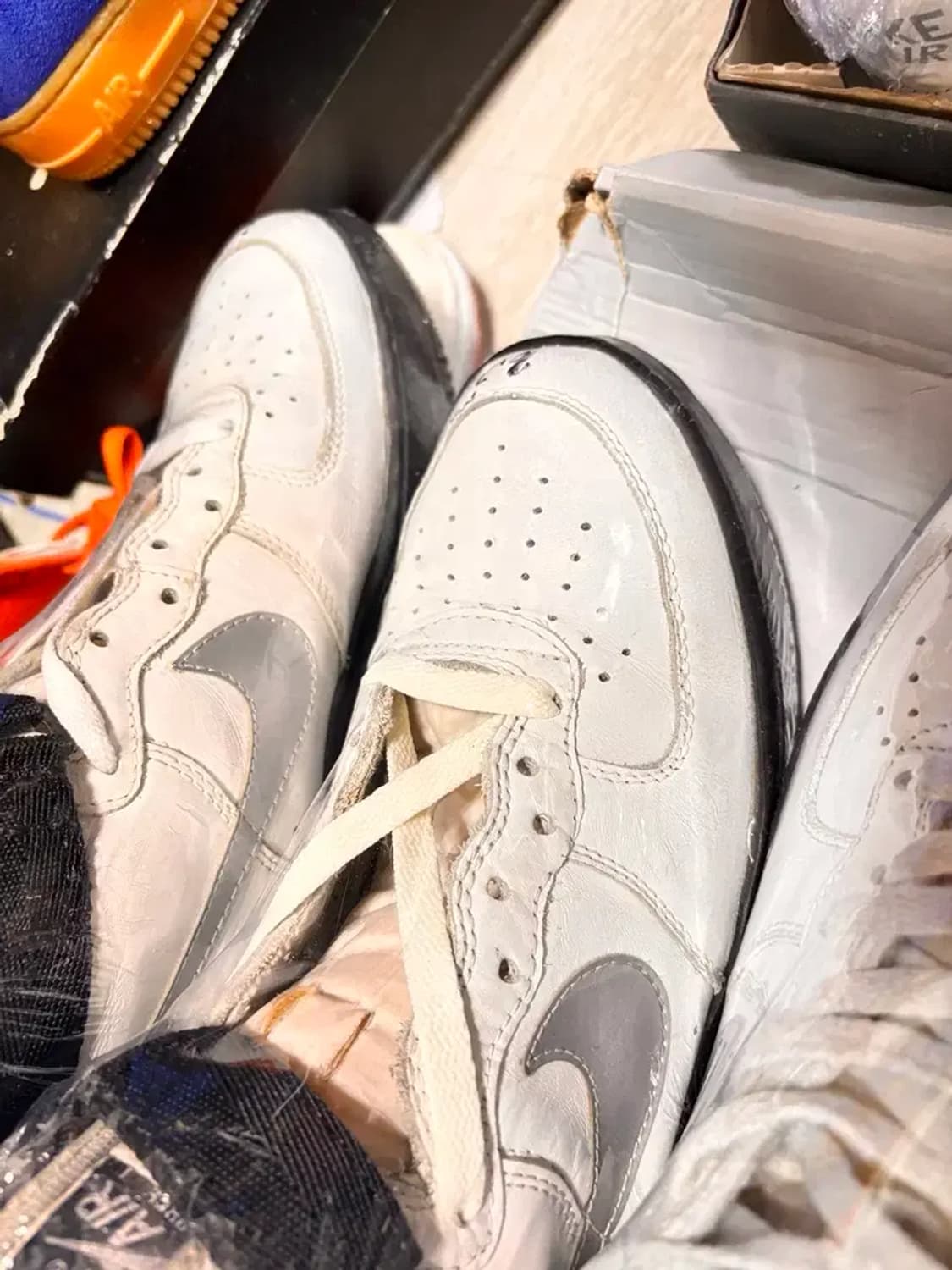 91년 나이키 air force high 검정완창 상품이미지2