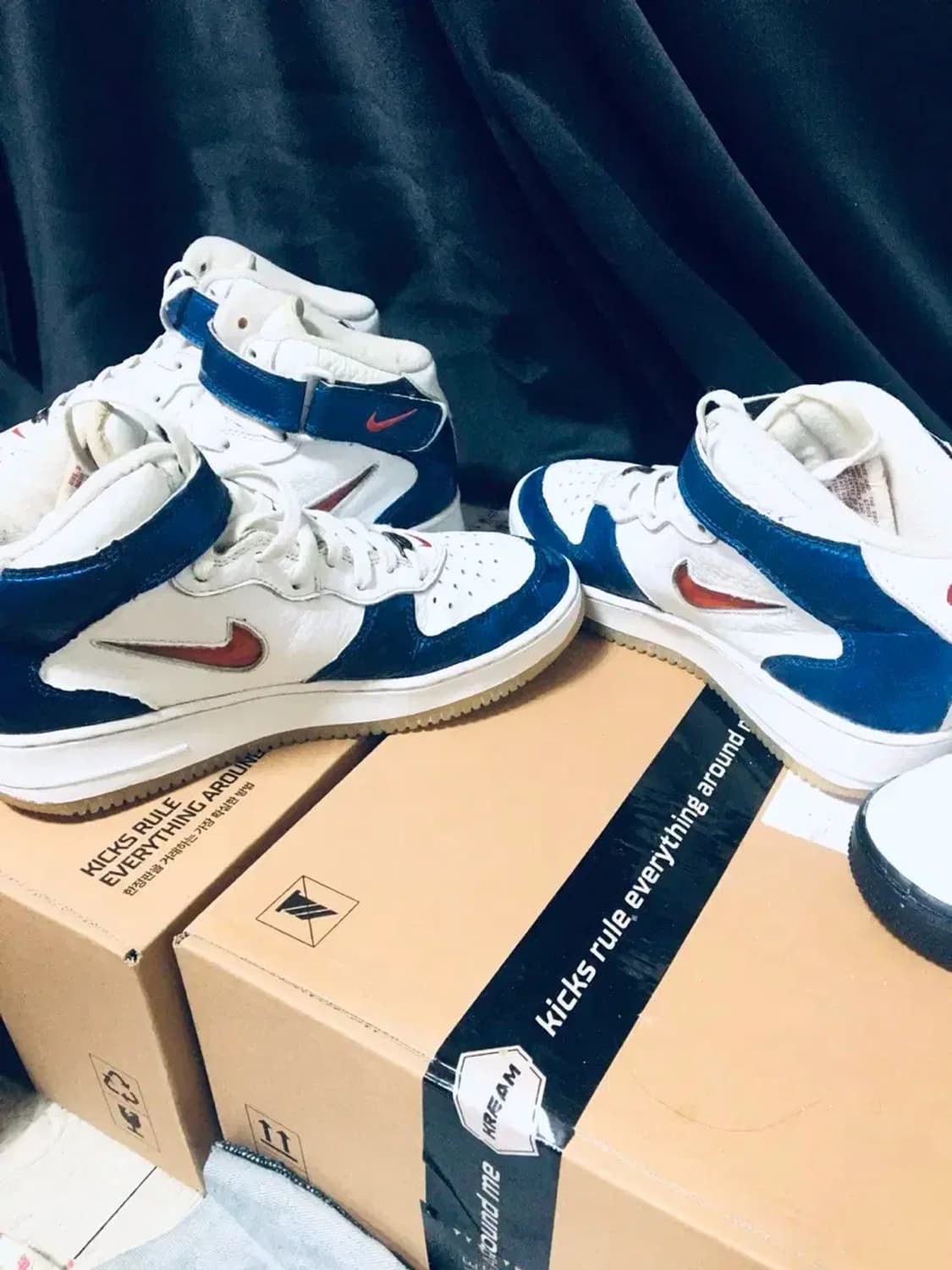 [275] 나이키 에어 포스1 미드 sc cl 인디1 중고 상품이미지8