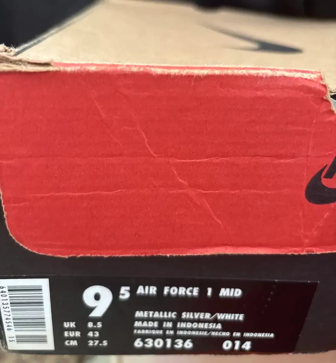 [275]NIKE 에어 포스1 mid sc 로보캅 신품 상품이미지3