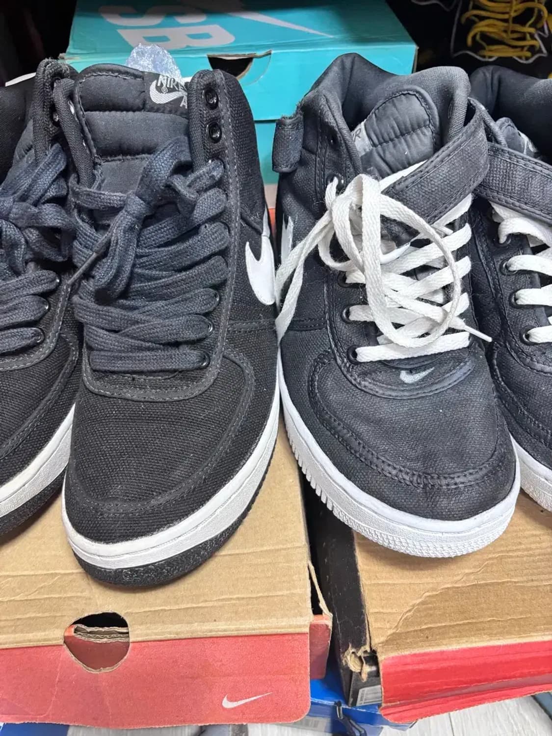 95년 나이키 에어 포스1 mid canvas 265 상품이미지7