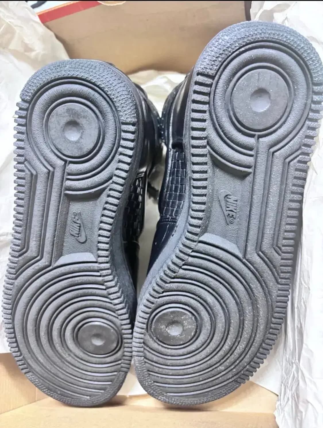 NIKE 에어 포스1 럭스 하이 블랙 270 신품 상품이미지6