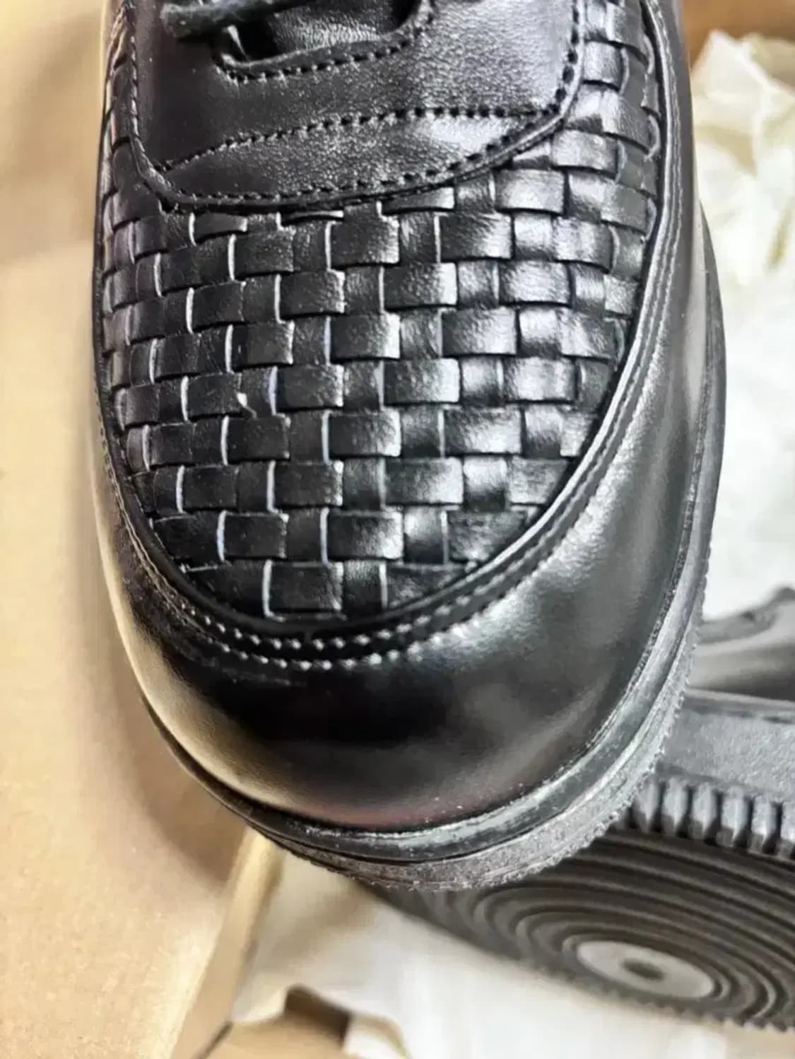 NIKE 에어 포스1 럭스 하이 블랙 270 신품 상품이미지8