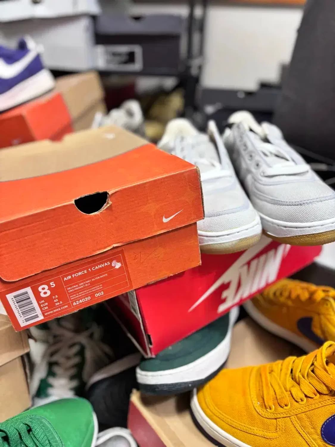 나이키 에어포스 1 로우 canvas NIKE AIR FORCE 상품이미지4