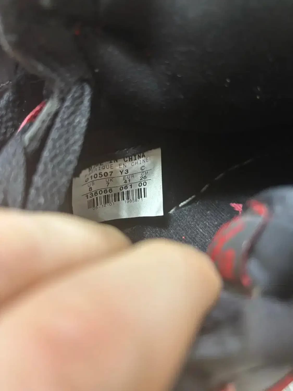 나이키 에어 조던1 레트로 bred 2001 상품이미지5