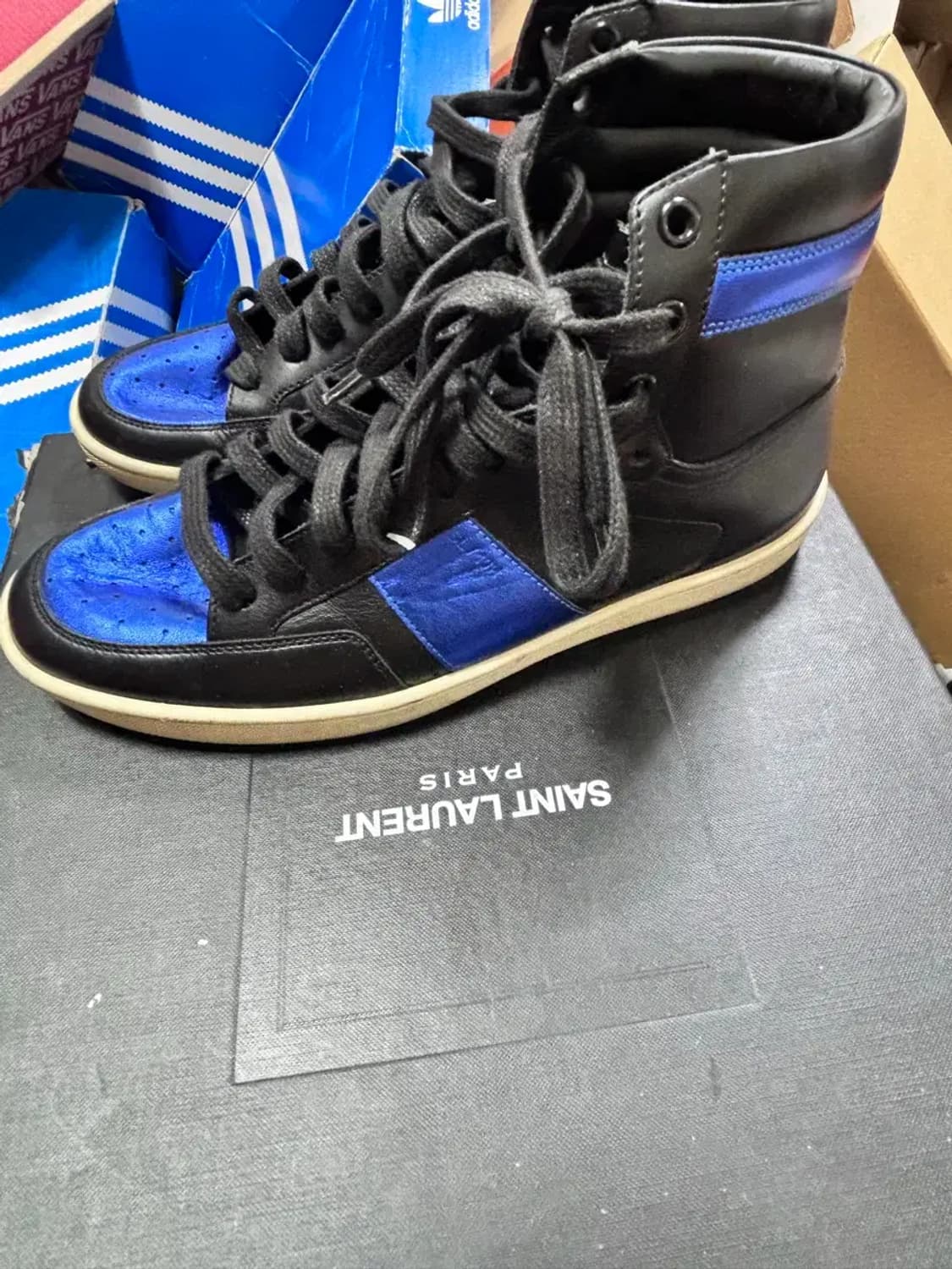 생로랑 로얄블루 하이탑 상품이미지1