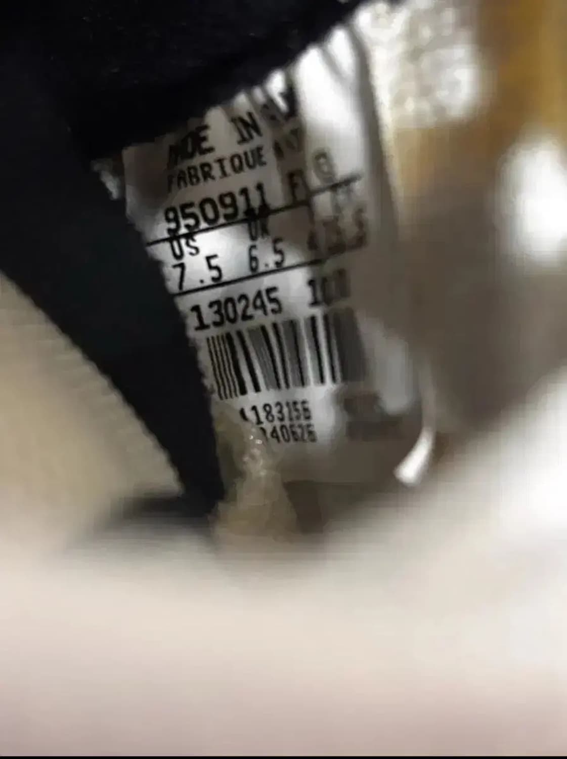 나이키 에어 조던11 og 1995년 대만산 신품 상품이미지6