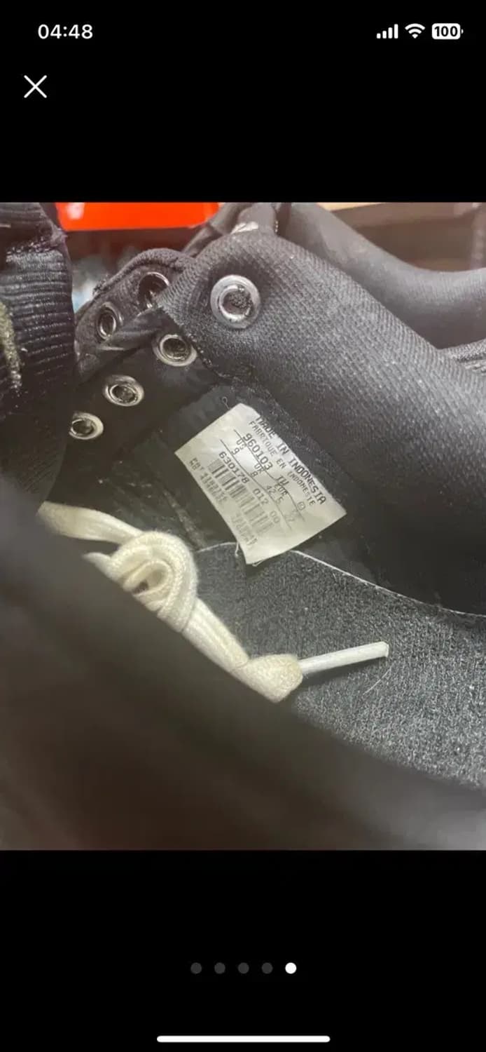 나이키 에어포스 1 로우 cvs 검/흰 상품이미지5