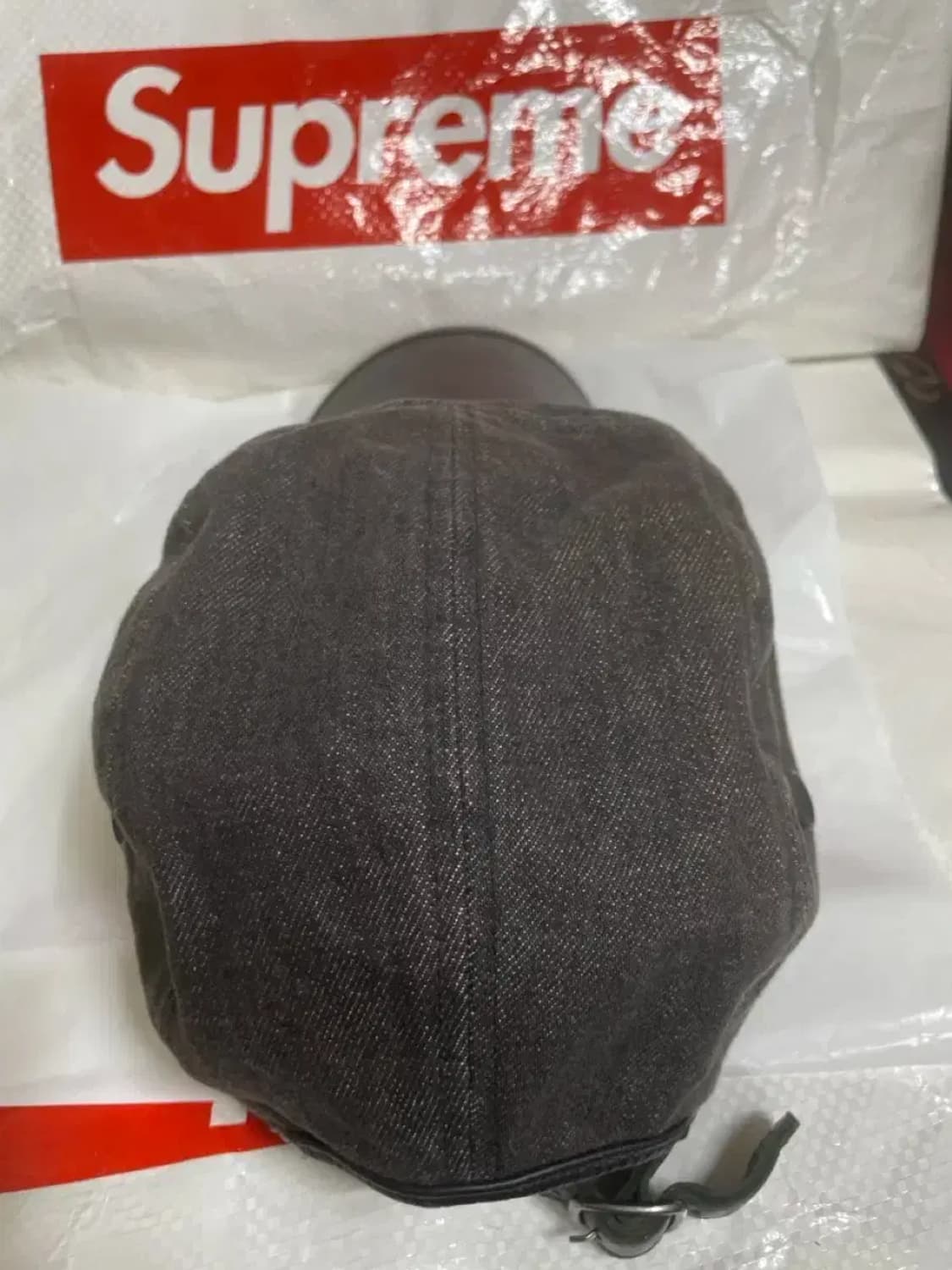 슈프림 캠프캡 투톤 블랙데님 상품이미지3