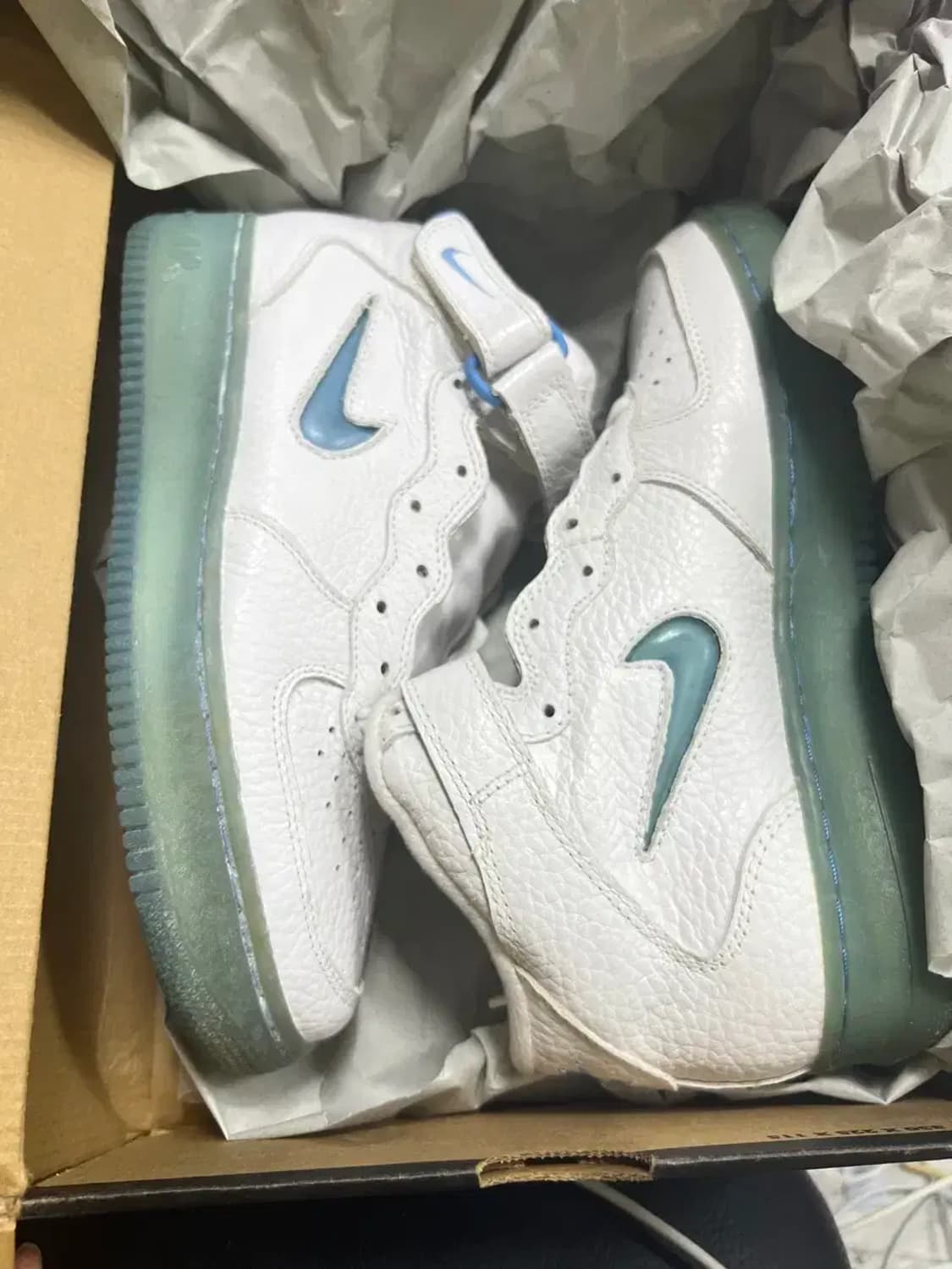 나이키 에어포스1 하늘완창 신품 노변색 특 상품이미지1