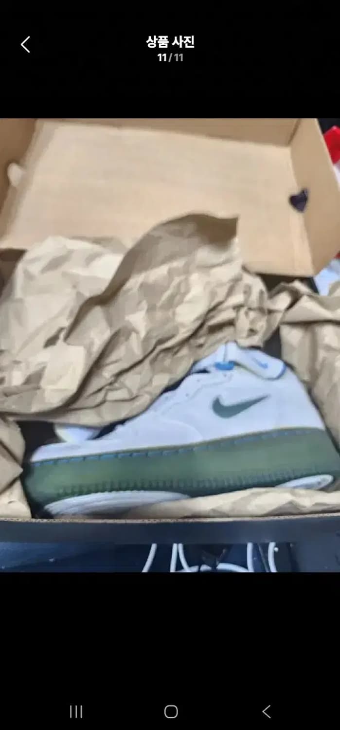 나이키 에어포스1 하늘완창 신품 노변색 특 상품이미지2