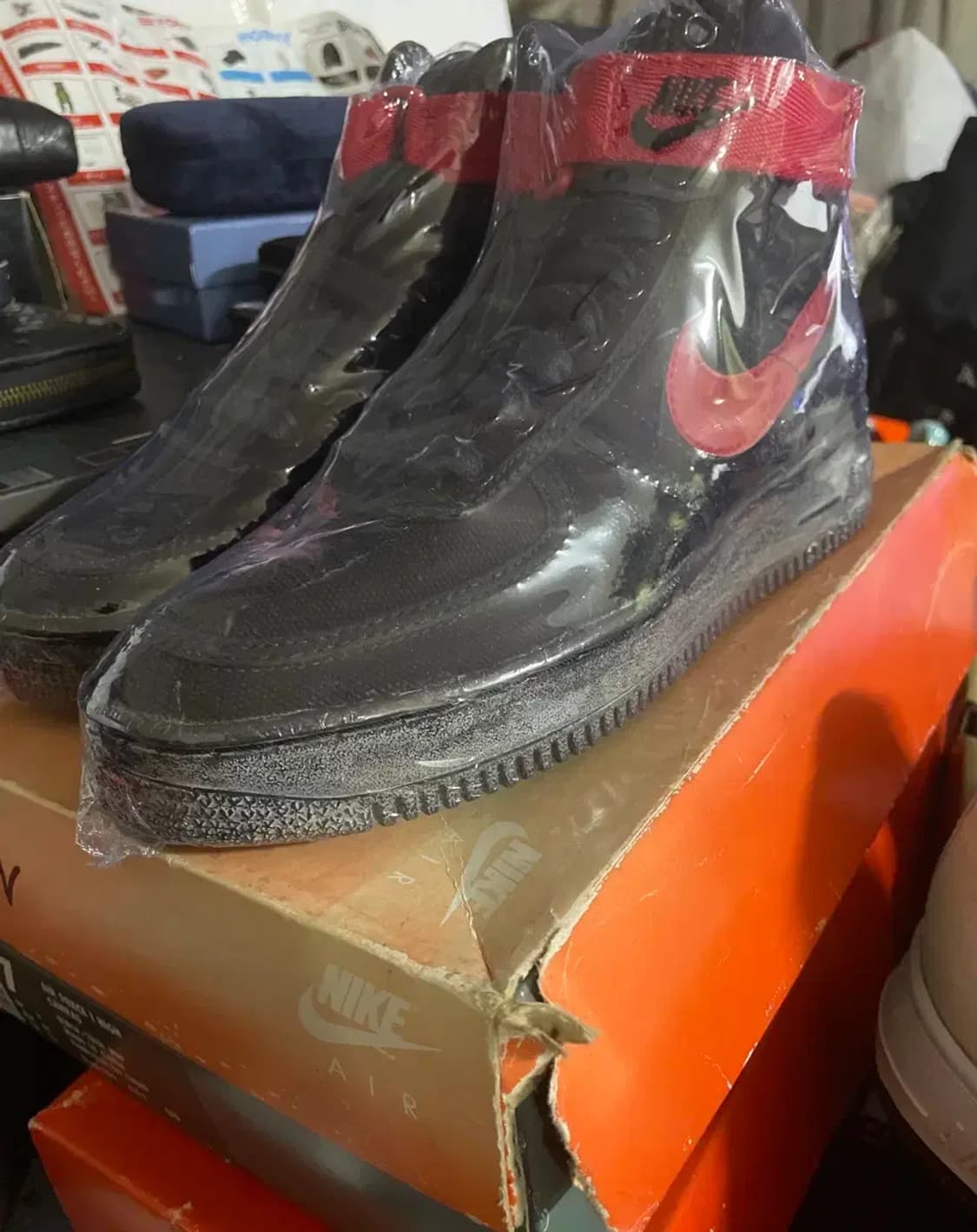 나이키 에어포스1 하이 캔바스 미사용 상품이미지1