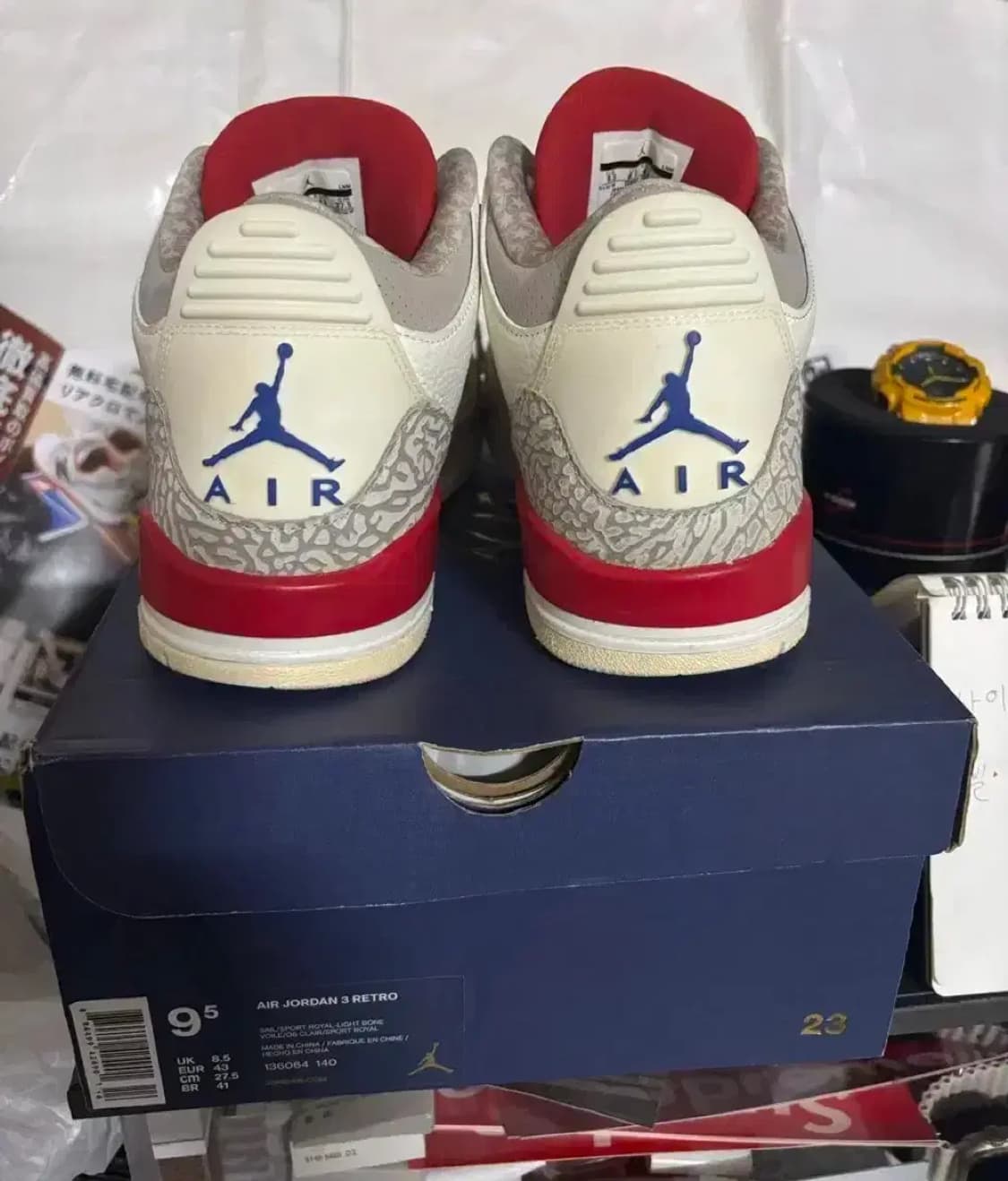 나이키 에어조던 3 레트로 체리티게임 인터네셔널 2018 상품이미지3