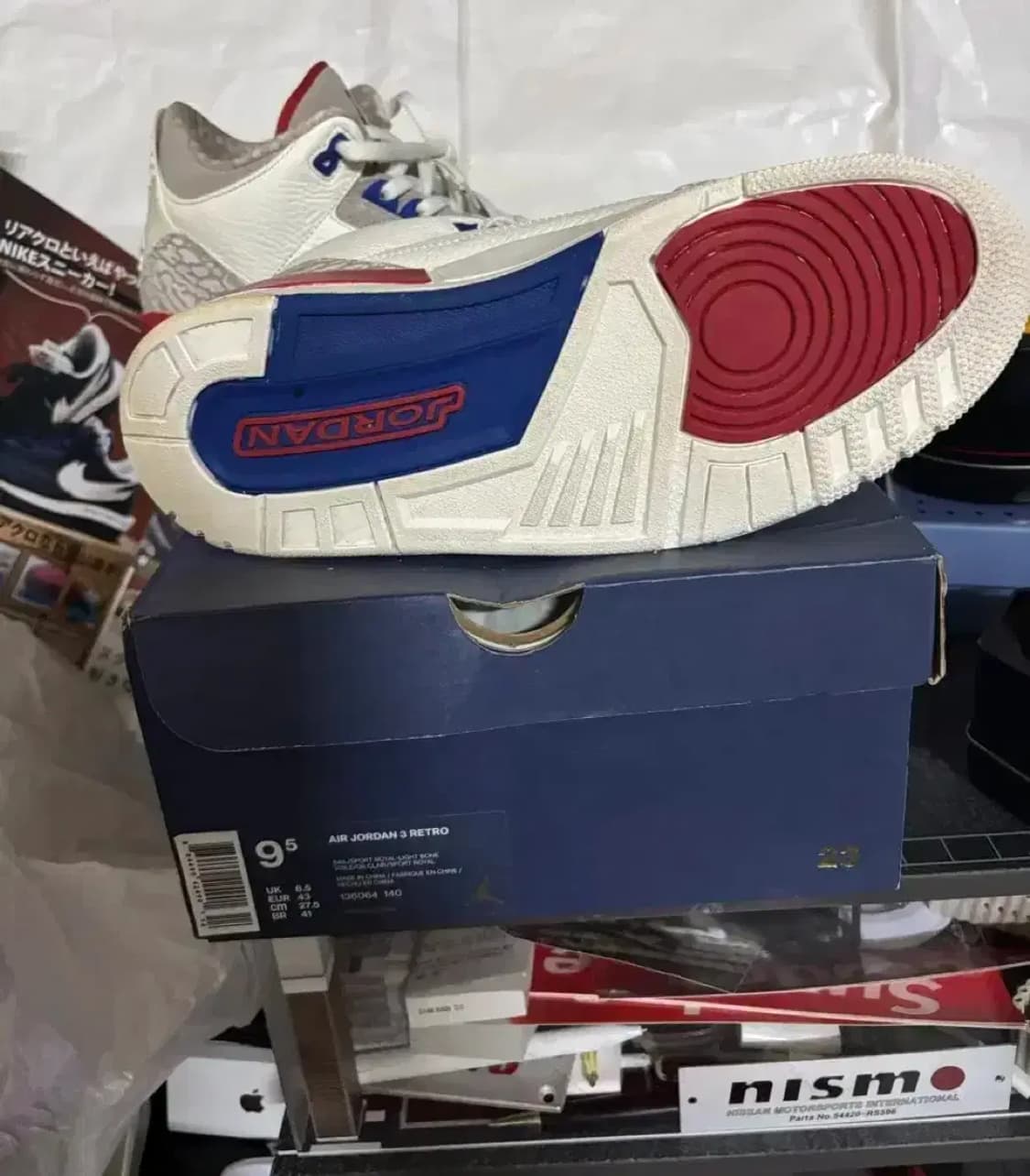 나이키 에어조던 3 레트로 체리티게임 인터네셔널 2018 상품이미지5