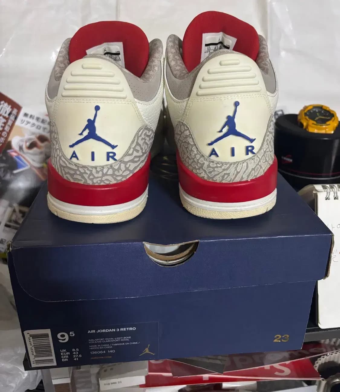 나이키 에어조던 3 레트로 체리티게임 인터네셔널 2018 상품이미지8