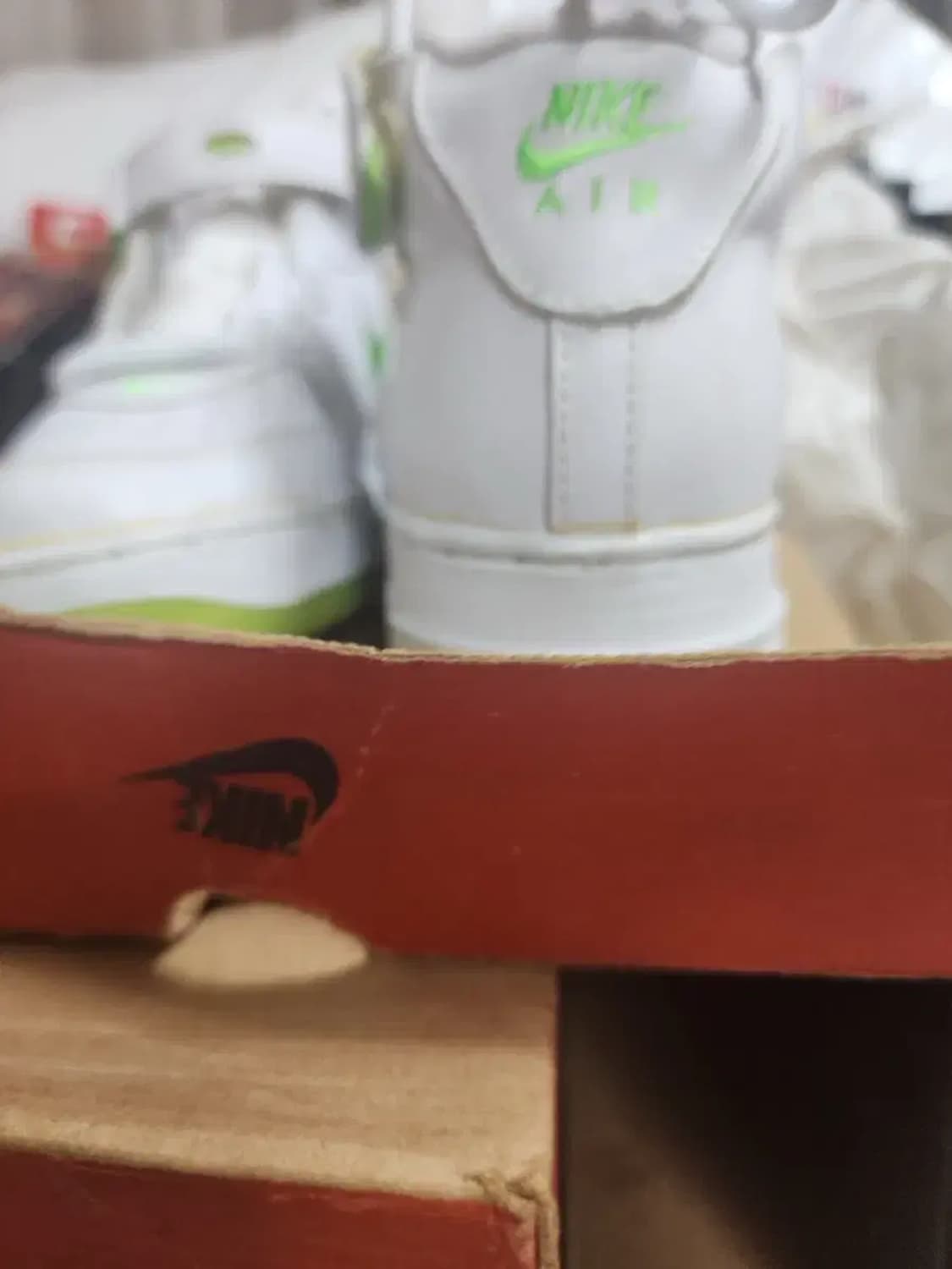 나이키 에어포스1 연두뽈록이 신품 상품이미지6