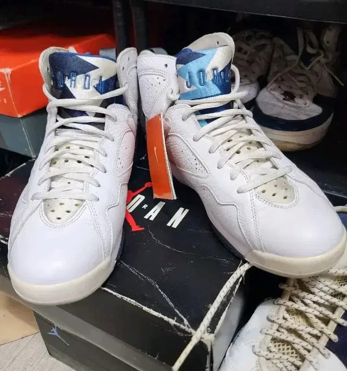 나이키 에어조던 7 레트로 2014 블루 상품이미지1