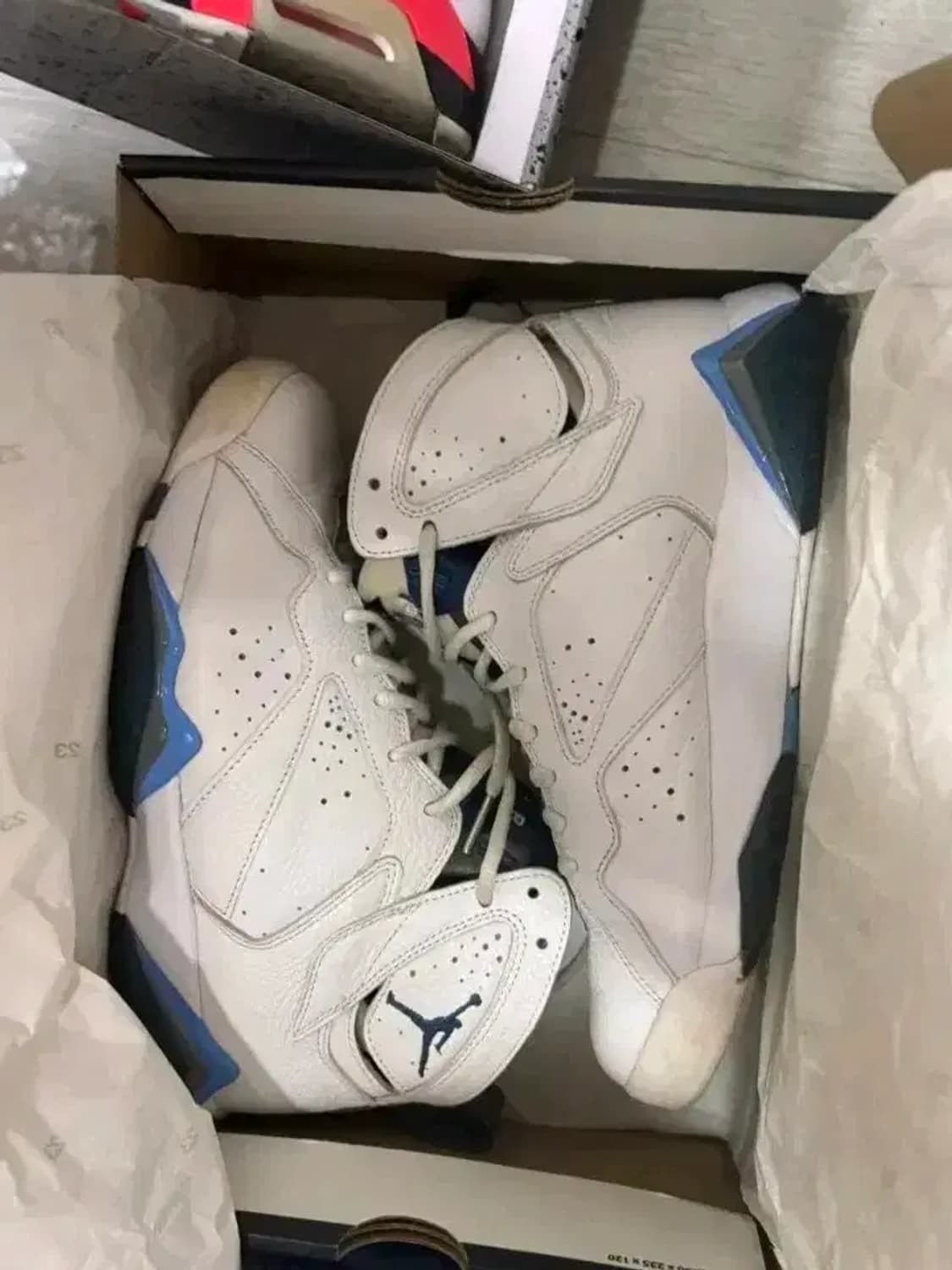 나이키 에어조던 7 레트로 2014 블루 상품이미지2